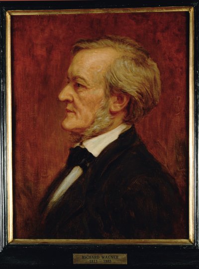 O compositor Richard Wagner ... (pintura sobre tela) de Anonymous Anonymous