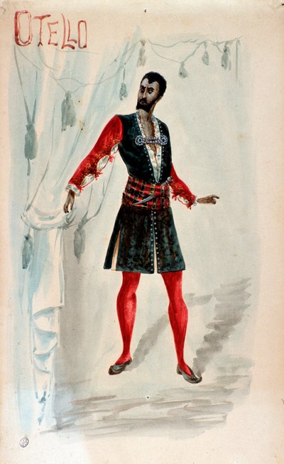 Traje para Otello na ópera de Giuseppe Verdi de Anonymous Anonymous