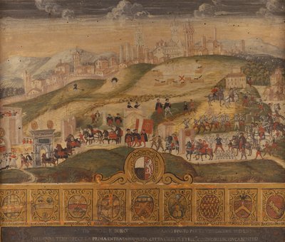 Chegada do Duque Cosimo I de Medici a Siena de Anonymous Anonymous