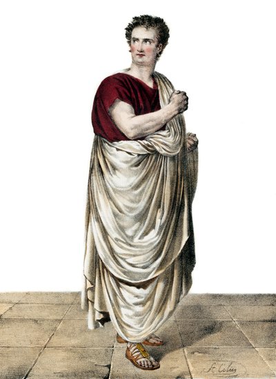 Felicity-Auguste Saillot dit Desmousseaux Ator francês (1785 -1854) no papel de Roscius em "Sylla" de Etienne de Jouy (1764-1846) de Anonymous Anonymous