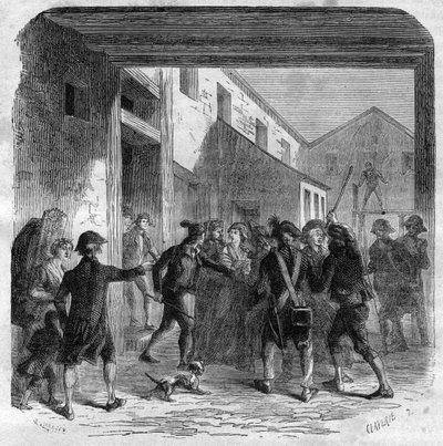 Revolução Francesa - Cecilie Renaud é presa perto da casa de Robespierre, 22 de maio de Anonymous Anonymous
