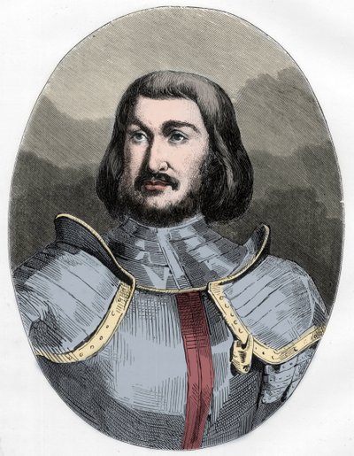 Gilles de Laval, Senhor de Rais (1404-1440) - Retrato de Gilles de Rais (Retz ou Rays) (1404-1440), companheiro de armas de Joana d