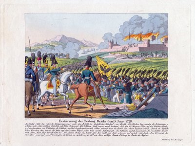 Guerre russo-turque de 1828-1829 - A invasão da fortaleza Brailov em 15 de junho de Anonymous Anonymous