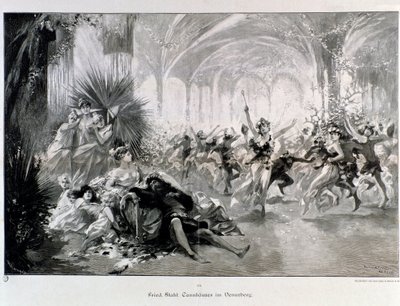 Ilustração para Tannhauser por Wagner de Anonymous Anonymous