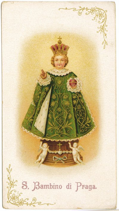 Menino Jesus de Praga (gravura de Anonymous Anonymous