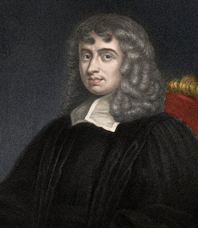 Isaac Barrow (1630-1677) Filólogo, matemático e teólogo inglês - Isaac Barrow 1630-1677, erudito, teólogo e matemático inglês clássico de Anonymous Anonymous