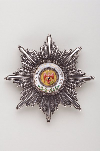Reino da Prússia - Ordem do Aiglon Vermelho: Prato de 1ª classe - modelo 1810 de Anonymous Anonymous