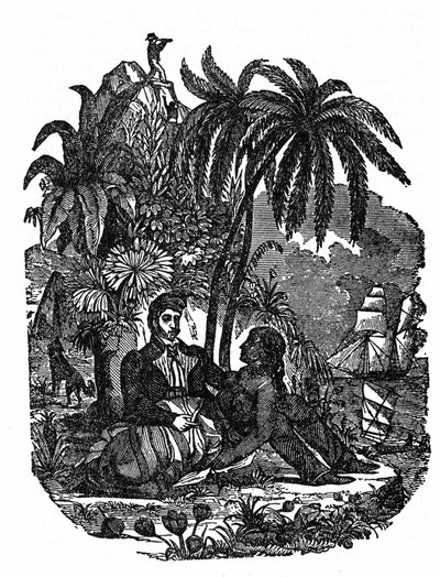 A vida dos piratas na ilha de Madagascar. Gravação do "The pirate own book" de 1837. de Anonymous Anonymous