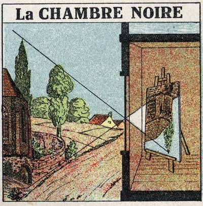 Propagação da Luz: A Sala das Trevas. Ilustração anônima de 1925. Coleção particular. de Anonymous Anonymous