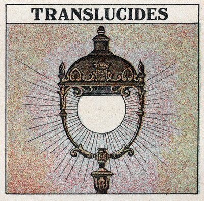 Propagação da luz: os corpos translúcidos permitem que a luz surja, mas não distinguem a forma dos objectos. Ilustração anónima a partir de 1925. Colecção privada. de Anonymous Anonymous