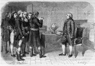 Luís XVI Rei de França a receber a sua sentença de morte, Le Temple de Anonymous Anonymous