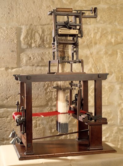 Modelo de um Jacquard metier de tecelagem de Anonymous Anonymous