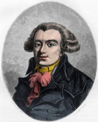 PIERRE VICTORIEN VERGNIAUD estadista revolucionário francês - Retrato de Pierre Victorien Vergniaud (1753-1793), político francês Girondin - Gravura de 1863 em "O Livro Vermelho - Histoire De L