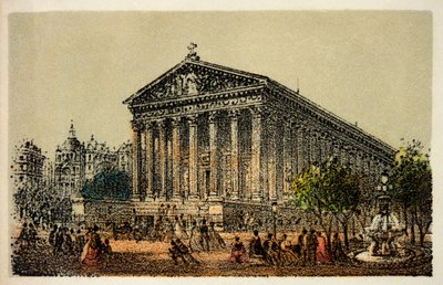 Paris 1874: Igreja de La Madeleine, Colecção Particular de Anonymous Anonymous