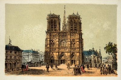 Paris 1874: Notre Dame, Colecção Privada de Anonymous Anonymous