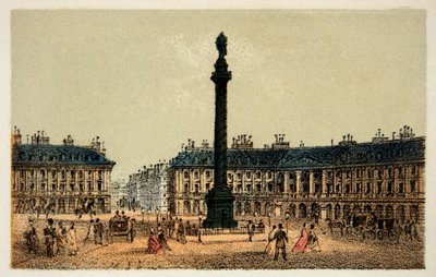 Paris 1874: O Lugar Vendome, Coleção Particular de Anonymous Anonymous