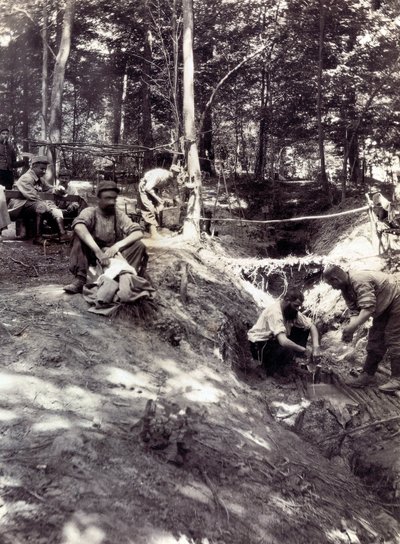 Fotografia de um álbum pessoal de um tenente de infantaria durante os primeiros meses da Primeira Guerra Mundial (1ª, Iere de Anonymous Anonymous