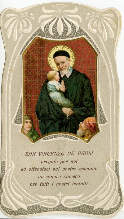 Imagem piedosa: São Vicente de Paulo (cromolitografia) de Anonymous Anonymous