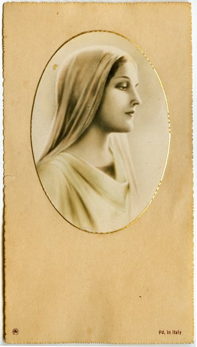 Imagem piedosa: A Virgem Maria (imprimir) de Anonymous Anonymous