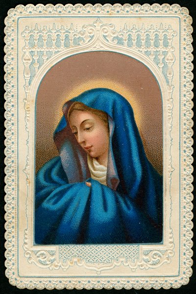 Imagem piedosa: Virgem Maria (gravura) de Anonymous Anonymous