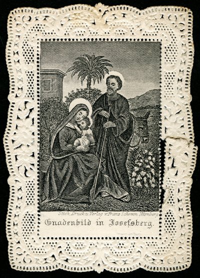 Imagem piedosa: a família santa (gravura) de Anonymous Anonymous