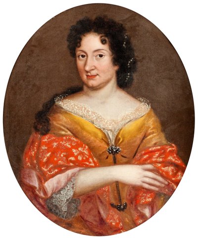 "Retrato de Anna Mons, senhora do czar Pedro I" (Retrato de Anna Mons (1672-1714)) Pintura anónima cerca de 1700 Óleo sobre tela Dim 72x60 cm Colecção Privada de Anonymous Anonymous