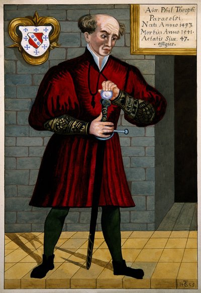 Retrato de Philippus Aureolus Paracelsus (en fr. Paracelsus de Anonymous Anonymous