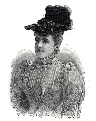 Retrato de Adelina Patti (1843-1919), cantora italiana. Gravação em "Le Petro Parisien". de Anonymous Anonymous