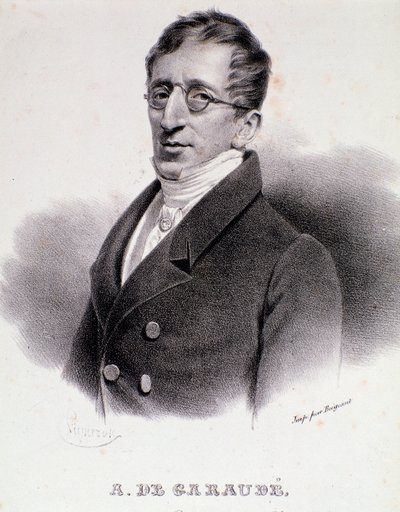 Retrato de Alexis de Garaude (1779-1852), compositor francês. Século XIX. de Anonymous Anonymous