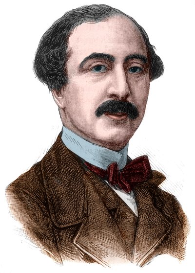 Retrato de Anatole Prevost Paradol, jornalista e político francês (1829 -1870). de Anonymous Anonymous
