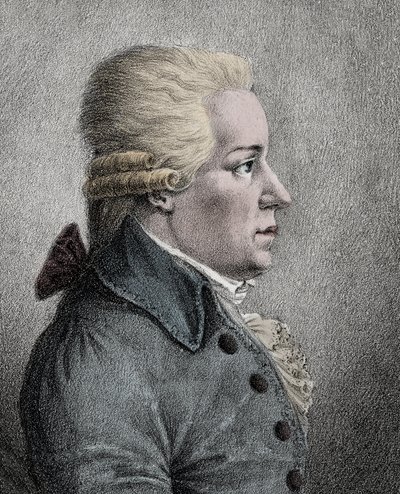 Retrato de Carl (Karl) Ditters von Dittersdorf (1739-1799), compositor austríaco - Retrato de August Carl Ditters von Dittersdorf (1739-1799), compositor e violinista austríaco de Anonymous Anonymous
