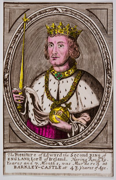 Retrato de Eduardo II (1284-1327) Rei de Inglaterra, Coleção Privee de Anonymous Anonymous