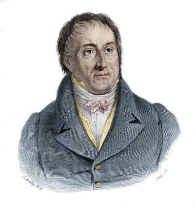 Retrato de François-Antoine (Francois Antoine) Jecker (1765-1834), engenheiro francês em "Retratos e história dos homens úteis: homens e mulheres de todos os países e condições, que adquiriram direitos ao reconhecimento dos homens" publicado e propagado de Anonymous Anonymous
