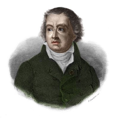 Retrato de François Alexandre Frederic de La Rochefoucauld, Duque de Liancourt, então Duque de La Rochefoucauld (Rochefoucauld-Liancourt) (1747-1827) em "Retratos e história de homens úteis: homens e mulheres de todos os países e condições, que têm de Anonymous Anonymous