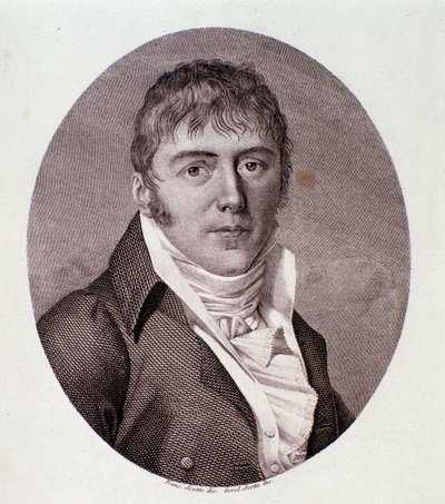 Retrato de Giovanni Simone Mayr (Johann Simon) (litografia) de Anonymous Anonymous
