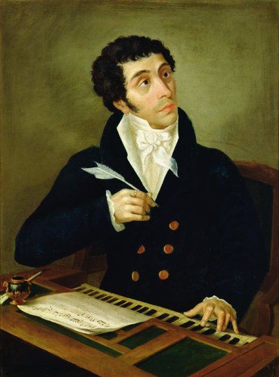 Retrato de Giuseppe Pilotti (1784-1838) (óleo sobre tela) de Anonymous Anonymous