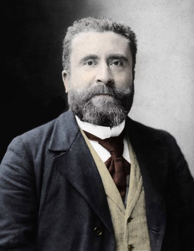 Retrato de Jean Jaures (1859-1914) depoimento socialista francês. de Anonymous Anonymous