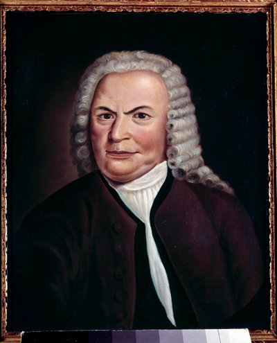 Retrato de Jean Sebastien Bach (Johann Sebastian Bach) de Anonymous Anonymous