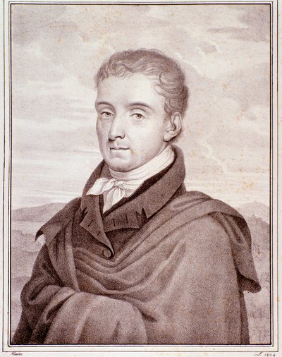 Retrato de Johann Baptist Cramer (gravura) de Anonymous Anonymous