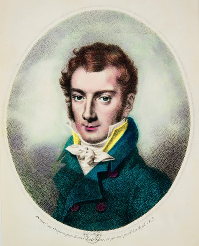 Retrato de Joseph Mayseder (1789-1863) Violinista e compositor austríaco, Coleção Privee de Anonymous Anonymous