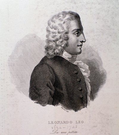 Retrato de Leo Leonardo (gravura) de Anonymous Anonymous