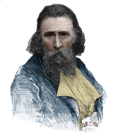 Retrato de Leon Cladel (1835-1892), homem de letras francês. de Anonymous Anonymous