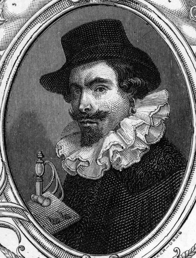 Retrato de Leonello Spada ou Lionello Spada (1576-1622) pintor italiano. gravura de 1859 em "as galerias da Europa - Itália" por armengaud. Colecção privada. de Anonymous Anonymous