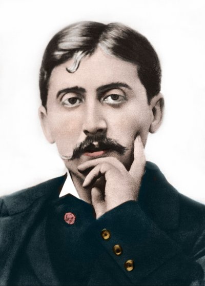 Retrato de Marcel Proust (1871-1922), escritor francês por volta de 1900 de Anonymous Anonymous