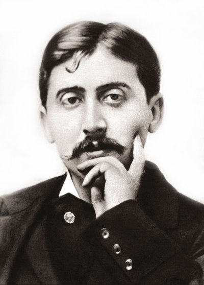 Retrato de Marcel Proust (1871-1922), escritor francês por volta de 1900 de Anonymous Anonymous