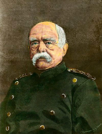 Retrato de Otto Von Bismarck (1815-1898) Chanceler da Prússia. Gravura do século XIX Coleção particular de Anonymous Anonymous
