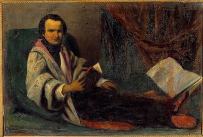 Retrato de Victor Hugo (1802-1885) Pintura anônima. Século XIX. Sol 0,66x0,98 m de Anonymous Anonymous