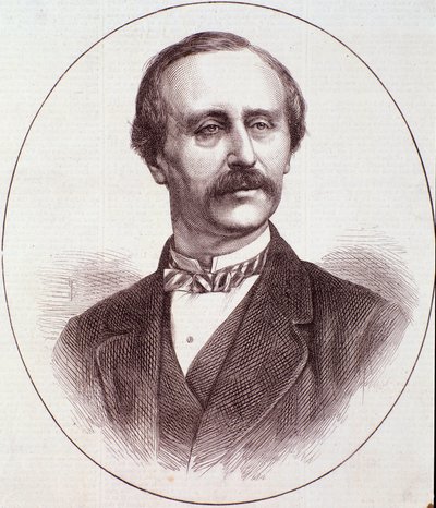 Retrato do violinista inglês Henry Gamble Blagrove (Gravura de Anonymous Anonymous