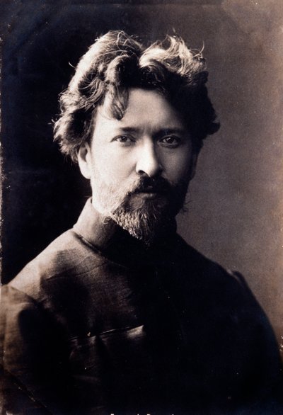 Retrato do compositor italiano Ferruccio Busoni (1866-1924) Fotografia. Século XIX. Coleção privada. de Anonymous Anonymous