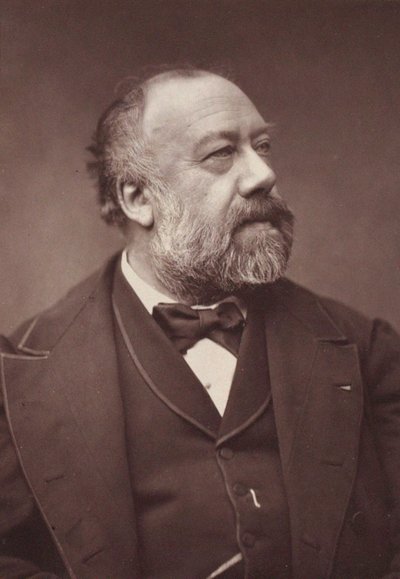 Retrato do Chansonnier Gustave Nadaud (1820-1893), Anónimo . Foto da Albumina. Coleção Particular de Anonymous Anonymous
